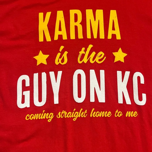 NFL Kansas City Chiefs “Karma” Tee - Picture 2 of 3